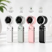 Portable Foldable Turbo Fan with Digital Display USB Rechargeable